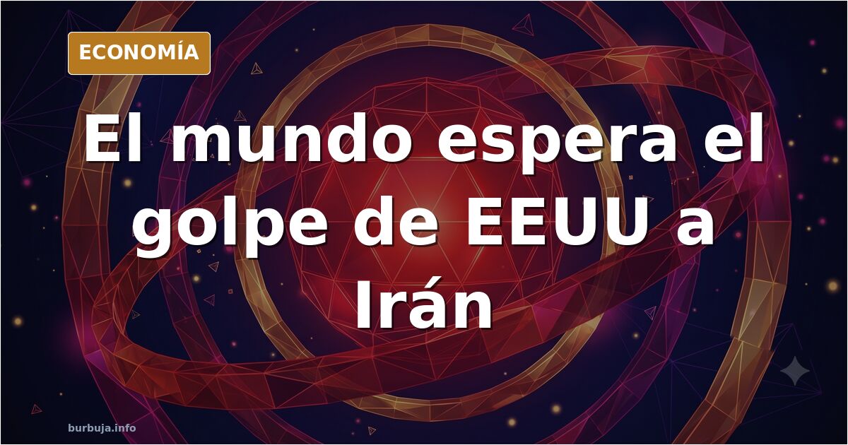 Silueta de un dron sobre un puesto militar en el desierto durante la tensión por un posible ataque de EEUU a Irán