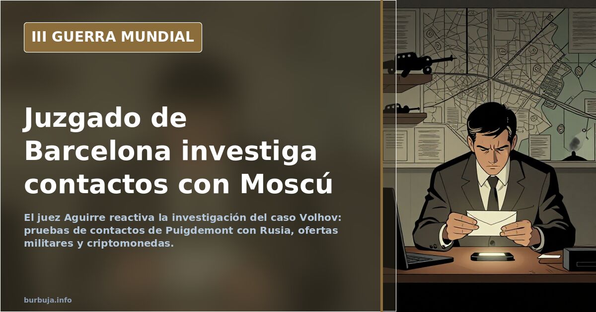 Russian Procés Plot and Puigdemont's Role