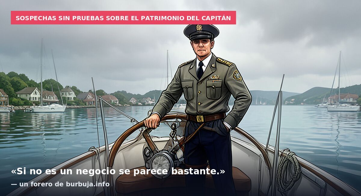 Sospechas sin pruebas sobre el patrimonio del capitán: «Si no es un negocio se parece bastante.» — un forero de burbuja.info