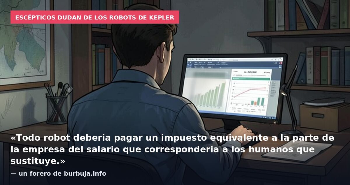 Escépticos dudan de los robots de Kepler: «Todo robot deberia pagar un impuesto equivalente a la parte de la empresa del salario que corresponderia a los humanos que sustituye.» — un forero de burbuja.info