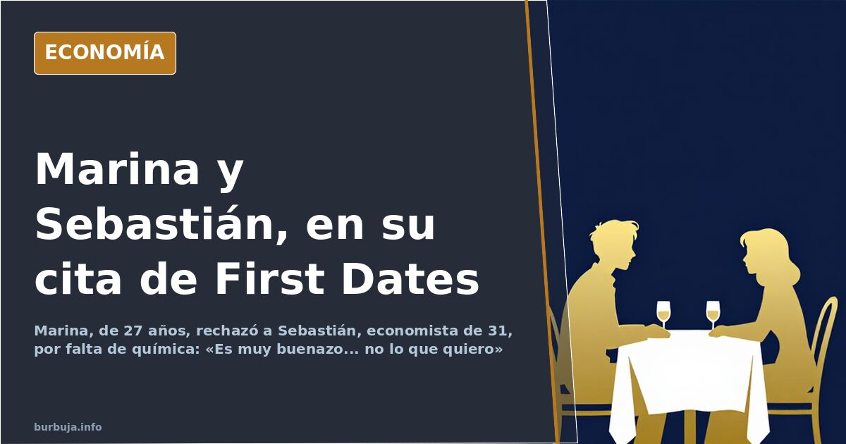 Dos comensales conversando en una mesa de restaurante durante una cita del programa First Dates