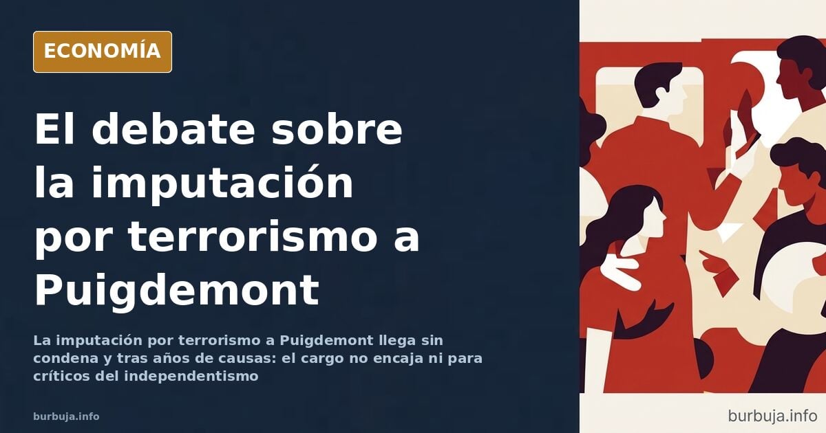 Ilustración editorial de una balanza de la justicia dorada sobre fondo azul marino profundo junto a expedientes judiciales ap
