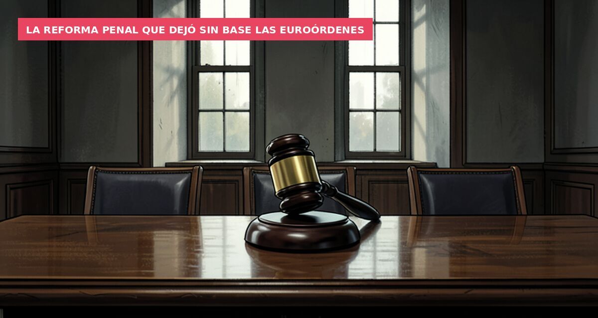 La reforma penal que dejó sin base las euroórdenes