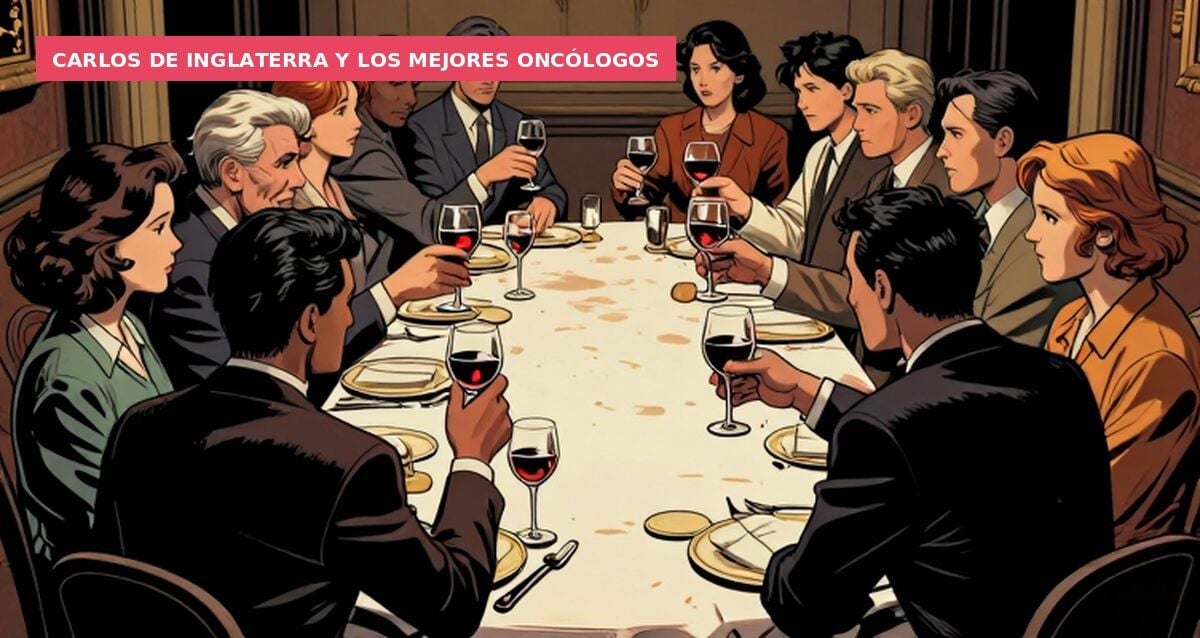 Carlos de Inglaterra y los mejores oncólogos
