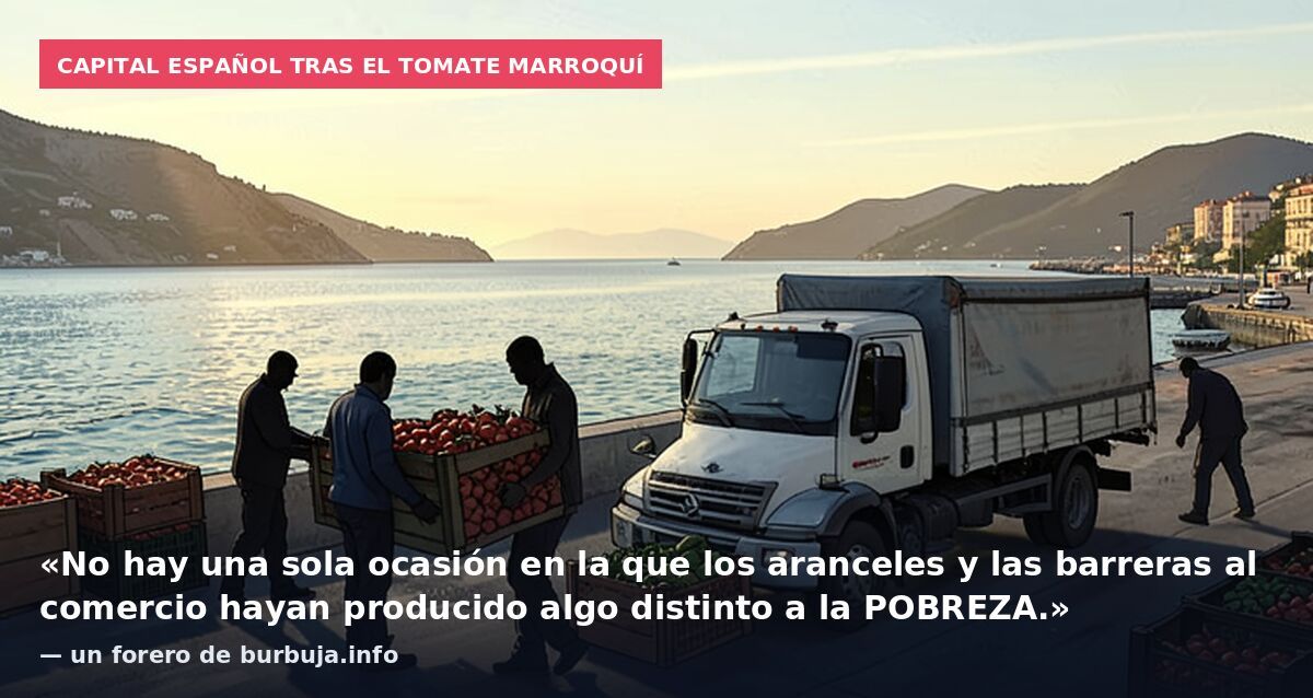 Capital español tras el tomate marroquí: «No hay una sola ocasión en la que los aranceles y las barreras al comercio hayan producido algo distinto a la POBREZA.» — un forero de burbuja.info