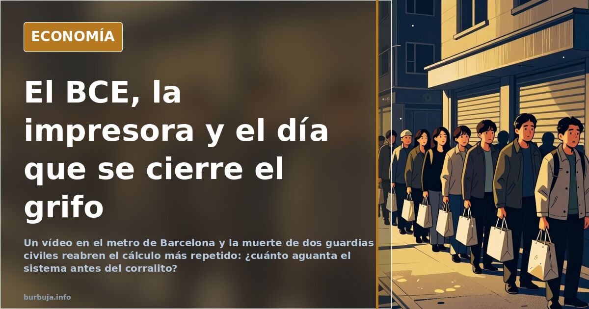 Cuánto tarda en desmoronarse todo: del BCE al corralito