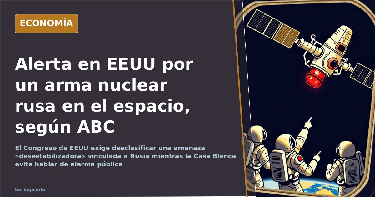 Sala de un comité de inteligencia con bandera de EEUU y pantallas que muestran trayectorias orbitales sobre el mapa