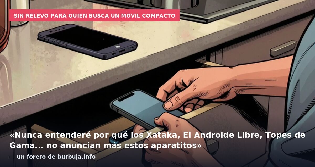 Sin relevo para quien busca un móvil compacto: «Nunca entenderé por qué los Xataka, El Androide Libre, Topes de Gama... no anuncian más estos aparatitos» — un forero de burbuja.info