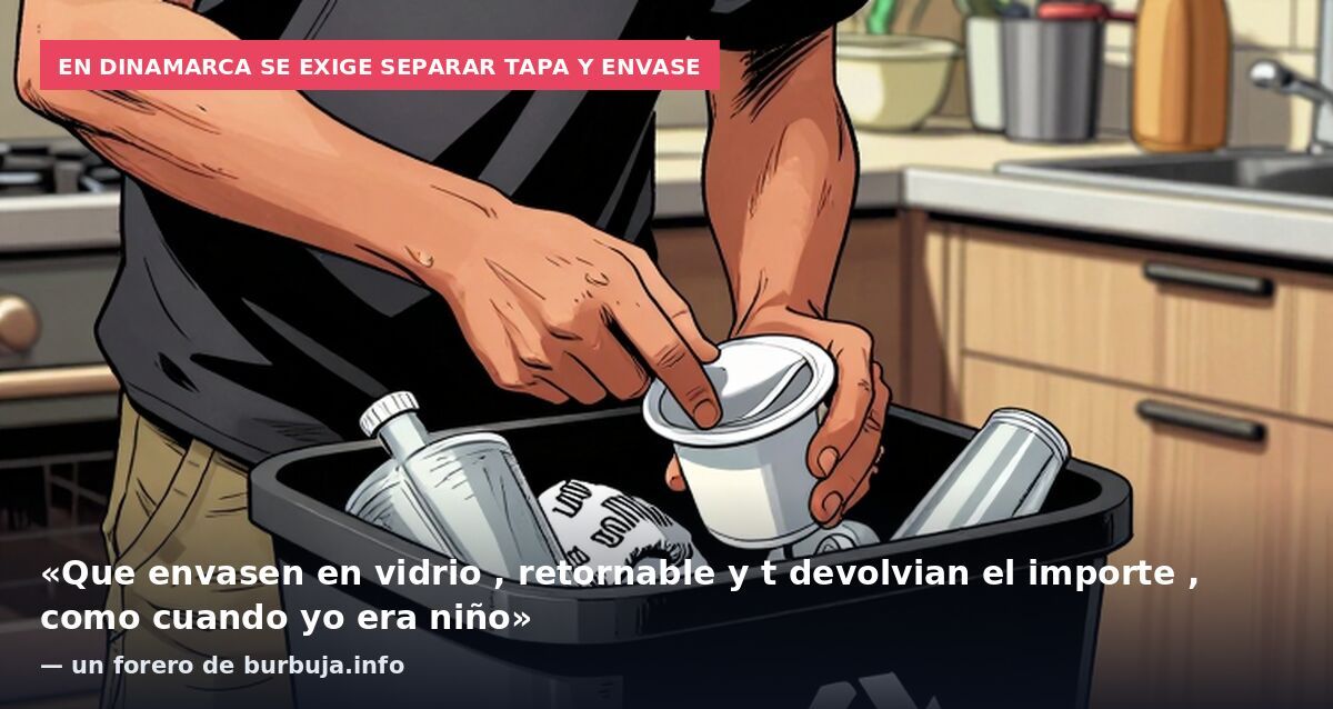 En Dinamarca se exige separar tapa y envase: «Que envasen en vidrio , retornable y t devolvian el importe , como cuando yo era niño» — un forero de burbuja.info