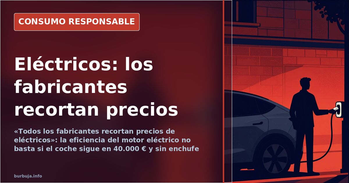 Varios coches eléctricos expuestos en fila en el patio de un concesionario con sus etiquetas de precio visibles