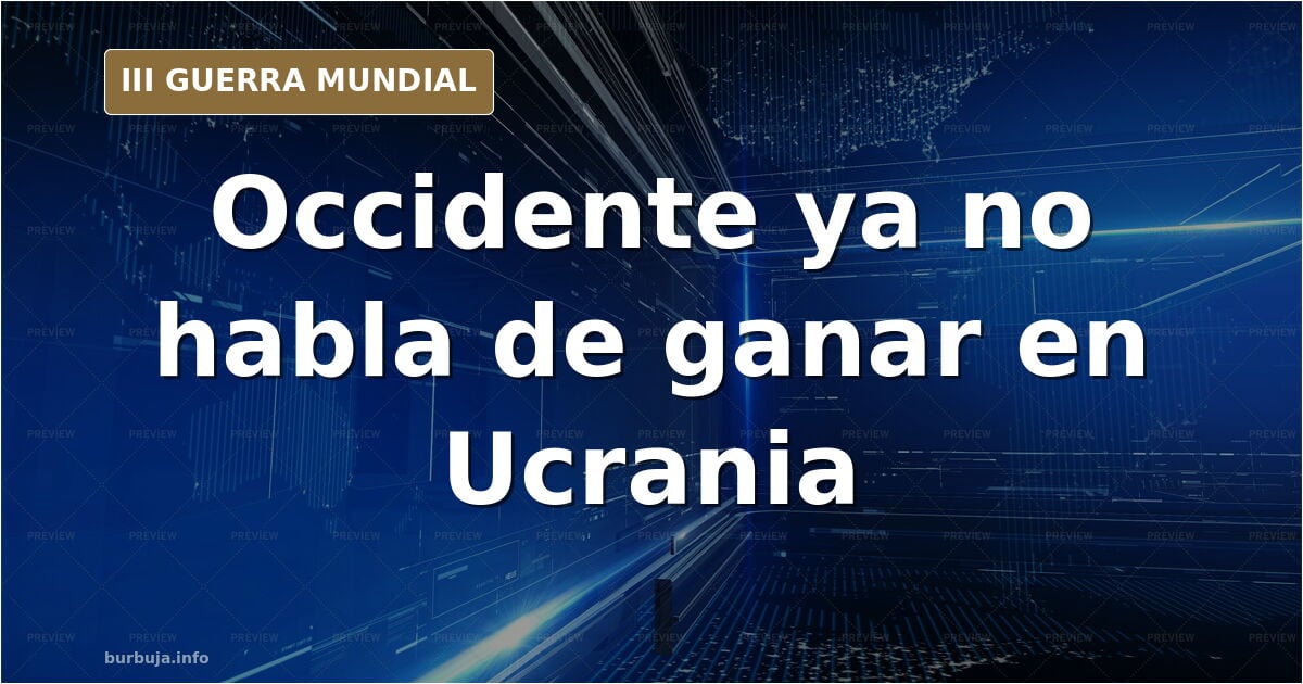 Múnich admite que el plan es evitar el derrumbe ucraniano