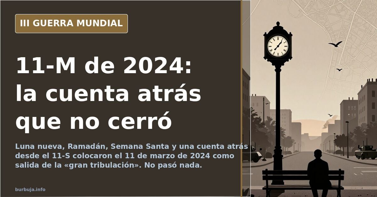 March 11, 2024: The Date Predicted for the Great Tribulation