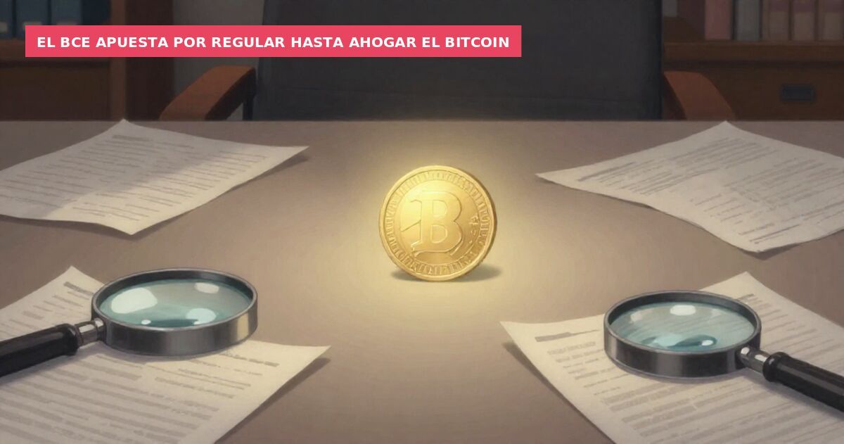 El BCE apuesta por regular hasta ahogar el bitcoin