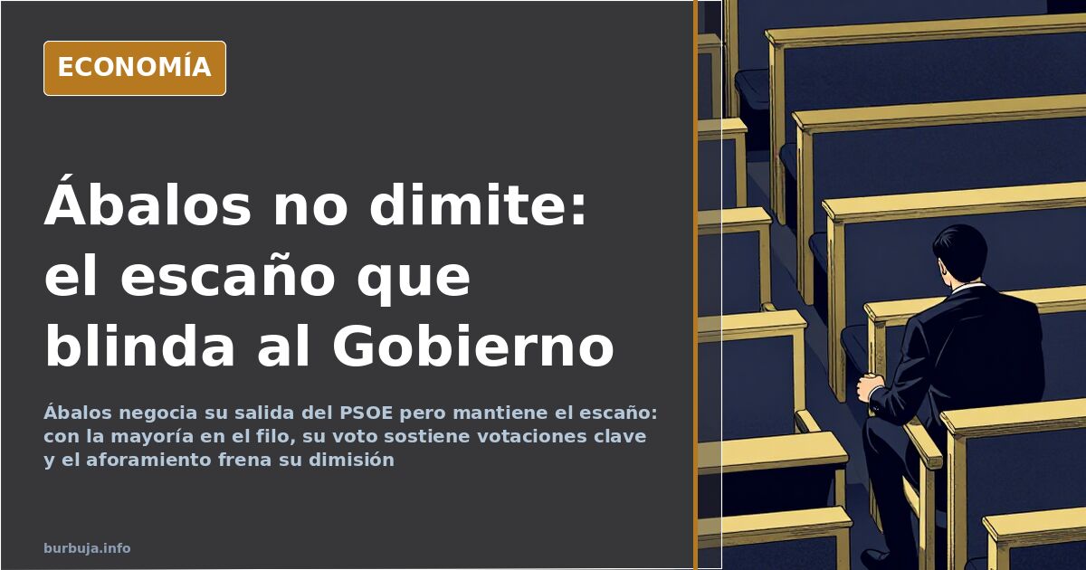 Ábalos negocia su salida del PSOE sin soltar el escaño