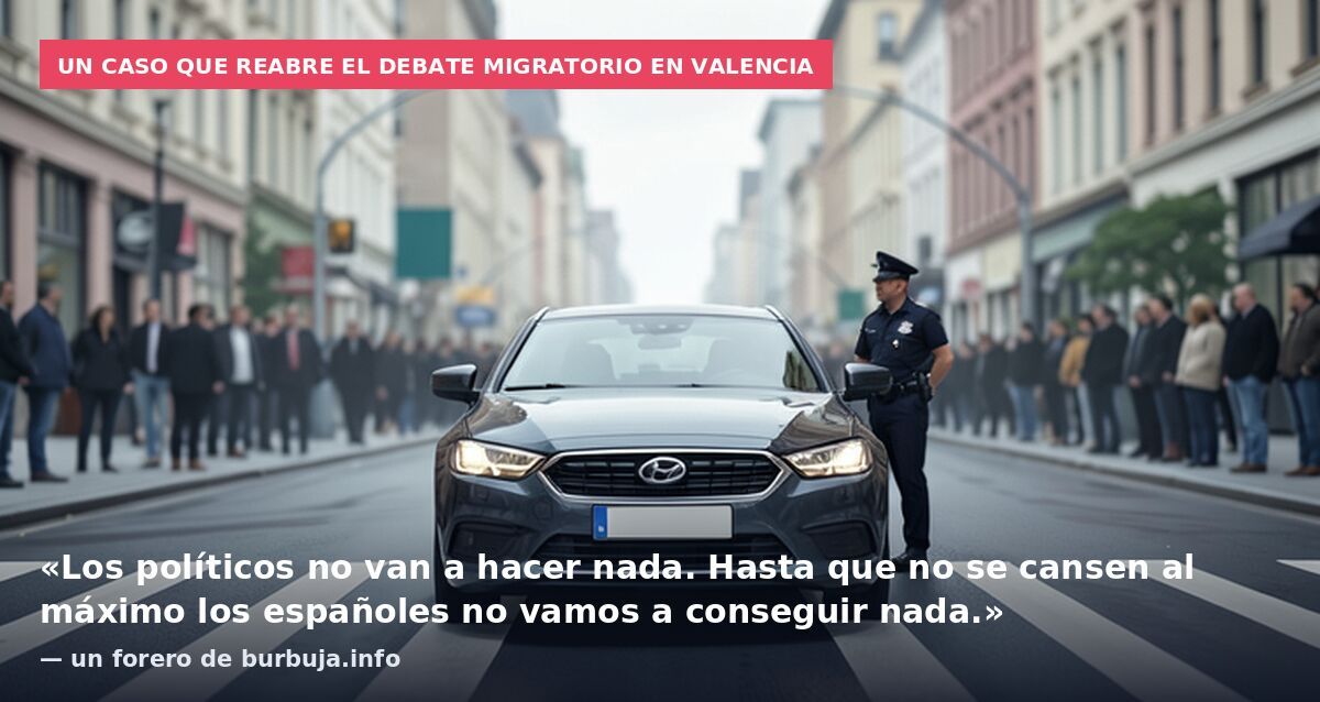 Un caso que reabre el debate migratorio en Valencia: «Los políticos no van a hacer nada. Hasta que no se cansen al máximo los españoles no vamos a conseguir nada.» — un forero de burbuja.info