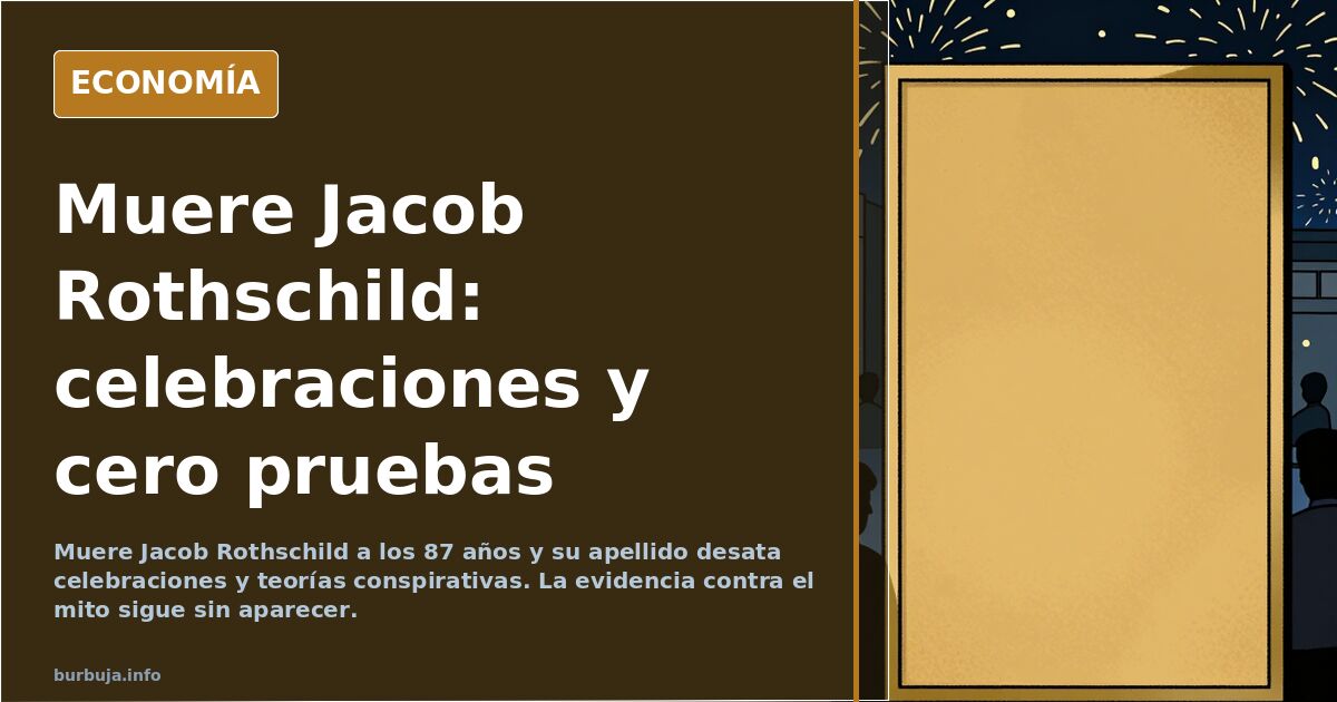 Jacob Rothschild muere a los 87 años