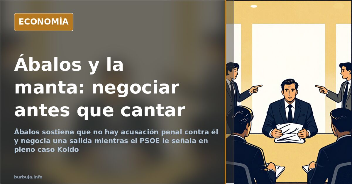 Ábalos niega acusaciones y negocia su salida del PSOE