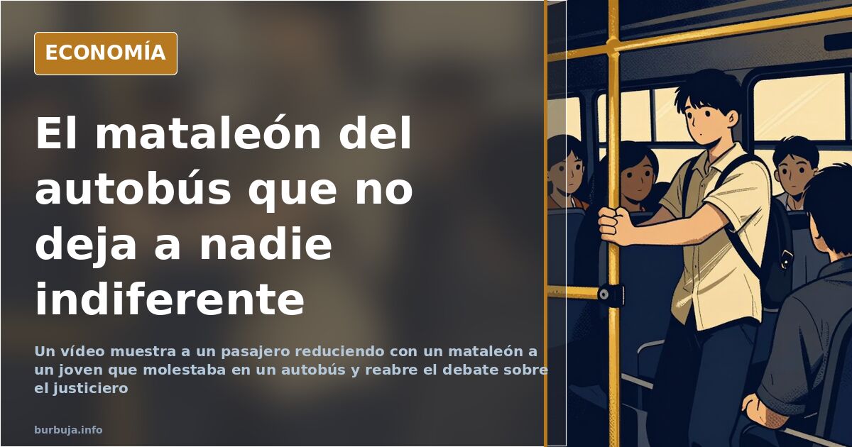 Mataleón en un autobús: el vídeo viral que divide a todos