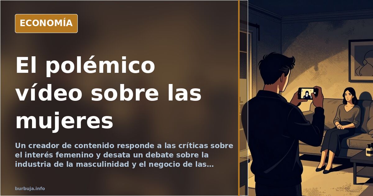 Un creador de contenido responde a las críticas sobre el interés femenino