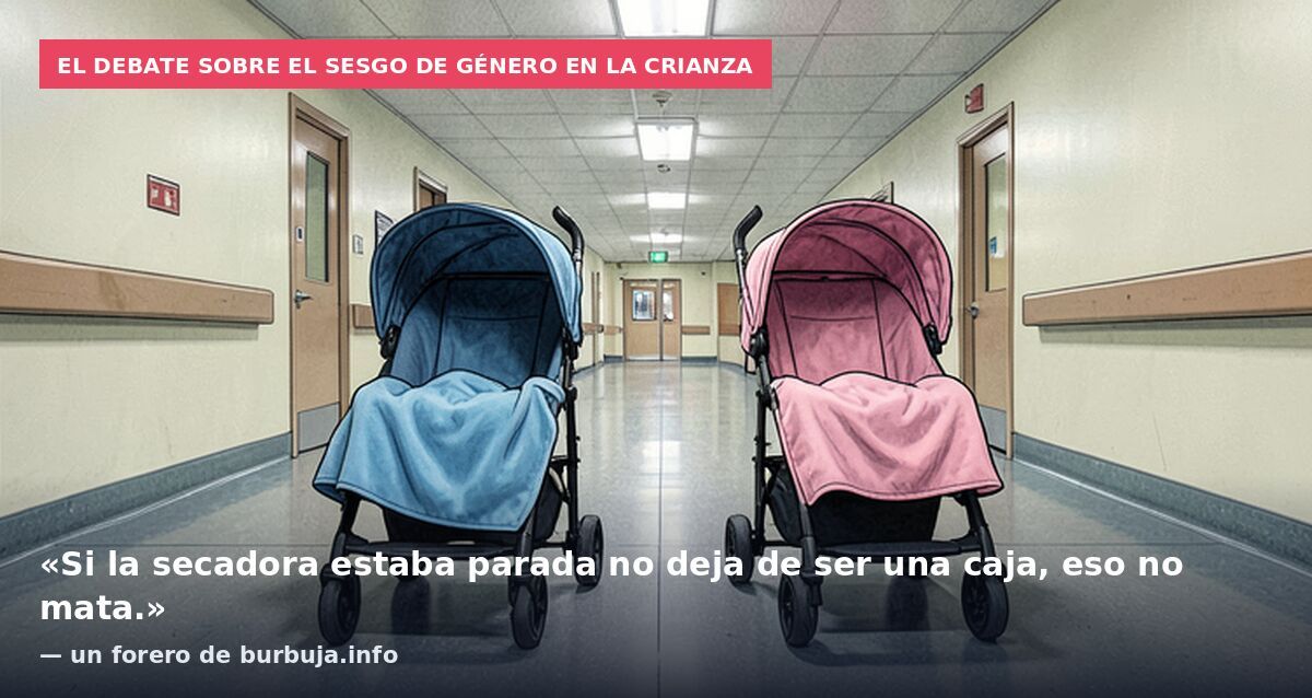 El debate sobre el sesgo de género en la crianza: «Si la secadora estaba parada no deja de ser una caja, eso no mata.» — un forero de burbuja.info