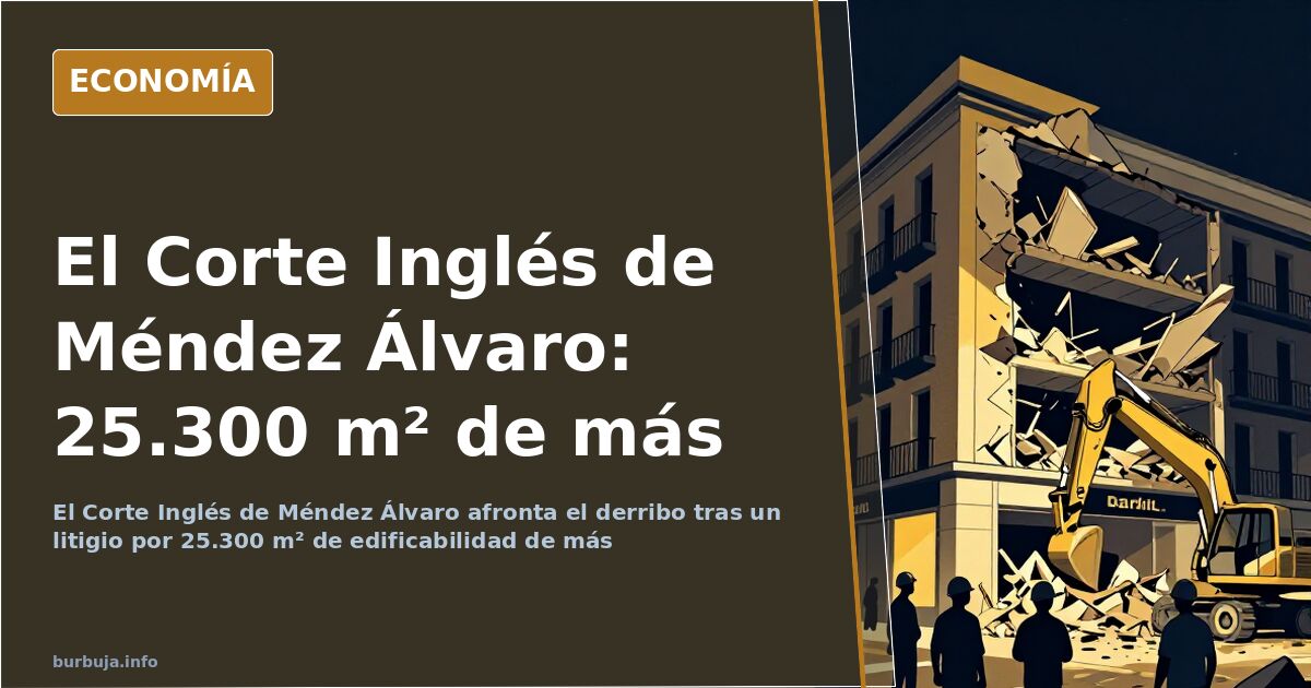 Vista de la fachada de El Corte Inglés de Méndez Álvaro con escaparates sin público y el aparcamiento casi desierto