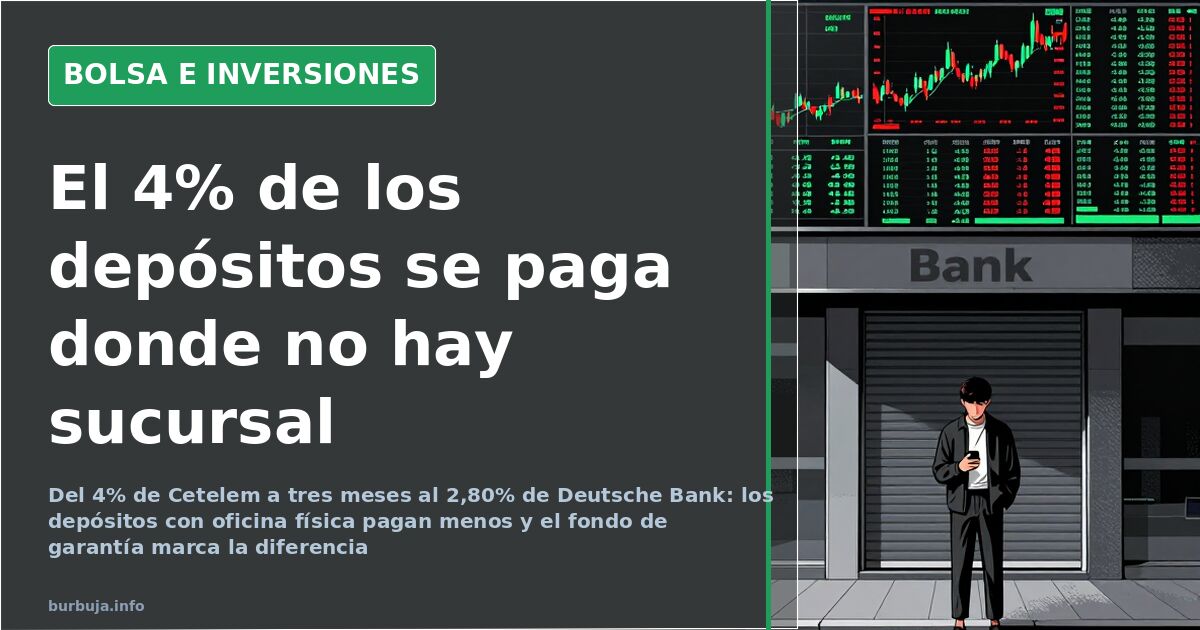 Terminal financiera con gráficos de velas comparando tipos de depósitos a plazo fijo en verde y rojo sobre fondo oscuro