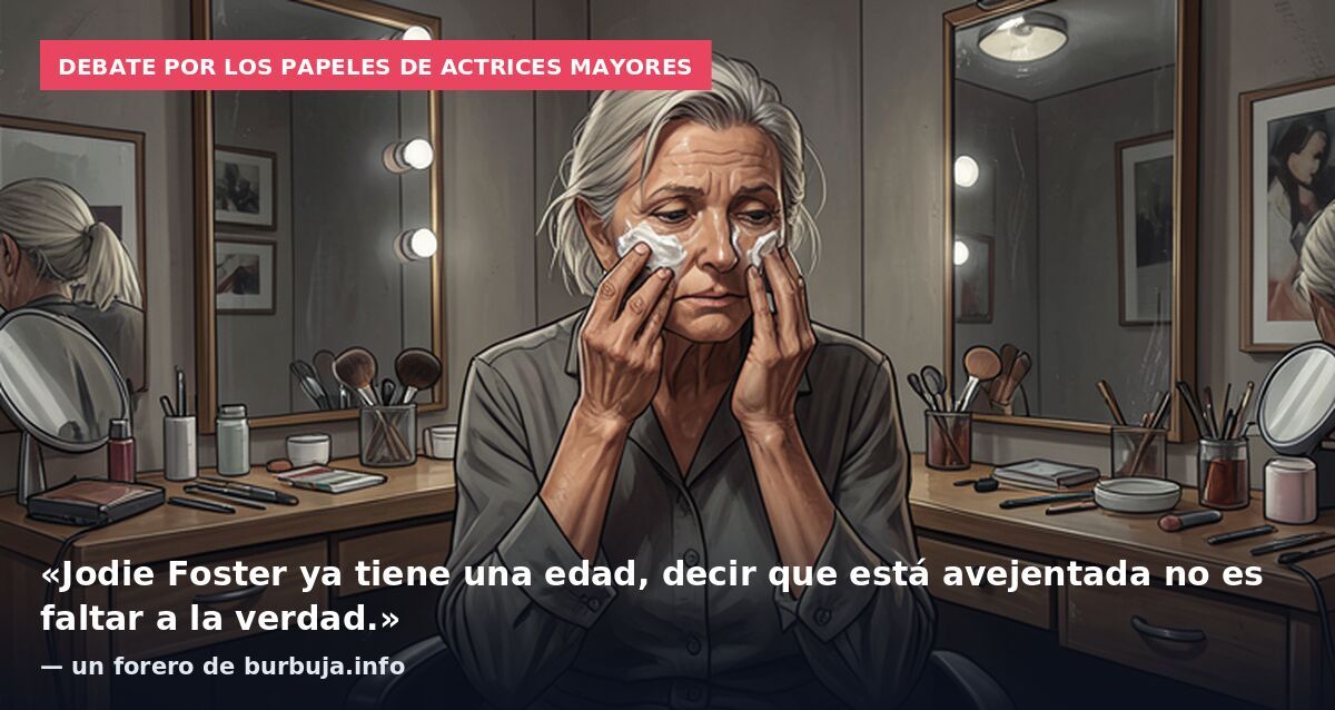 Debate por los papeles de actrices mayores: «Jodie Foster ya tiene una edad, decir que está avejentada no es faltar a la verdad.» — un forero de burbuja.info