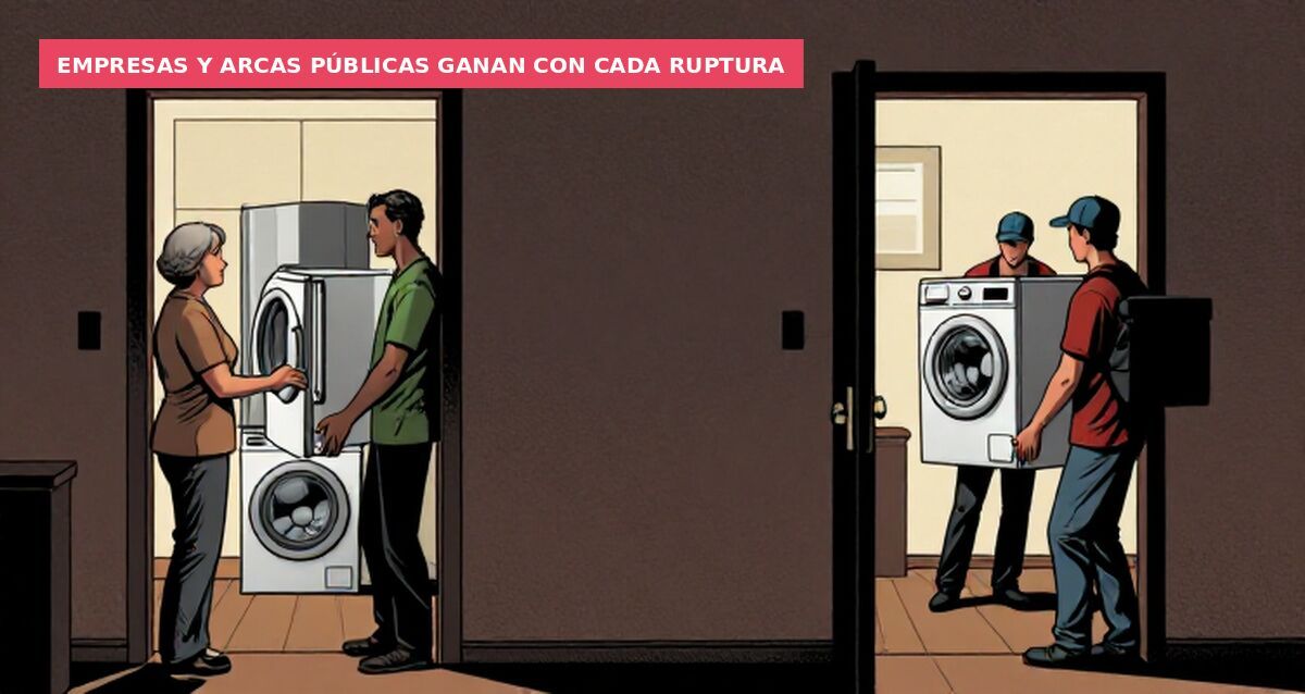 Empresas y arcas públicas ganan con cada ruptura