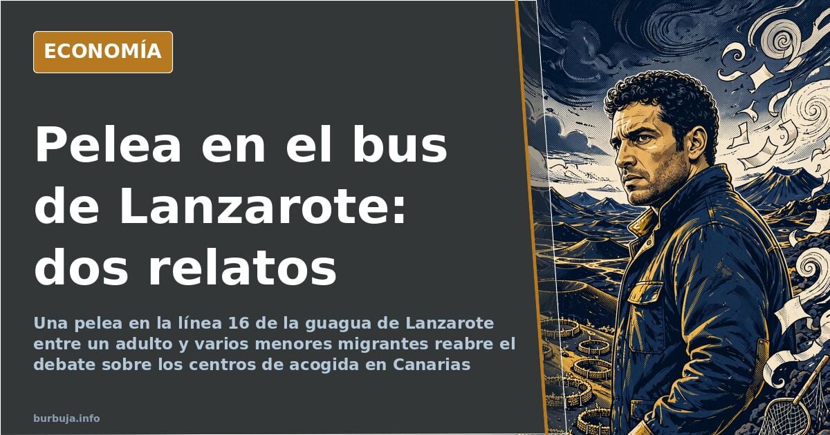 Pelea en un bus de Lanzarote: dos versiones del incidente