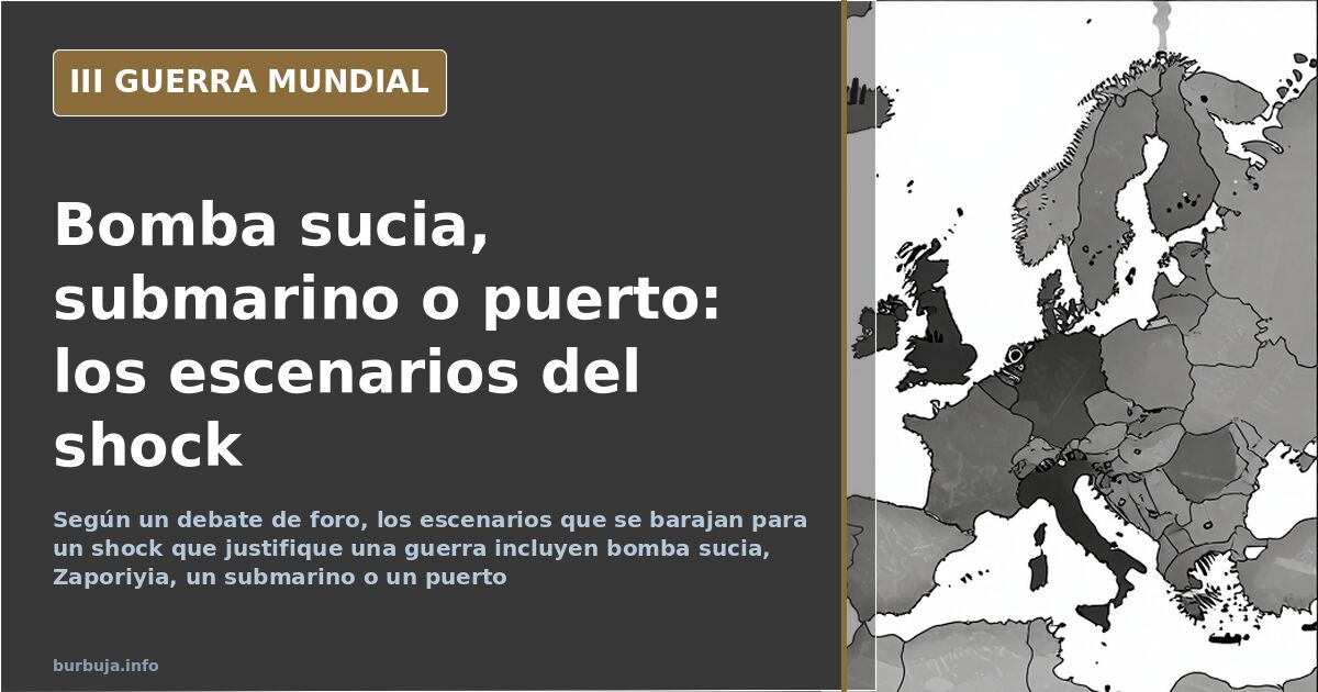 Un foro especula con «bomba sucia» o Zaporiyia como casus belli