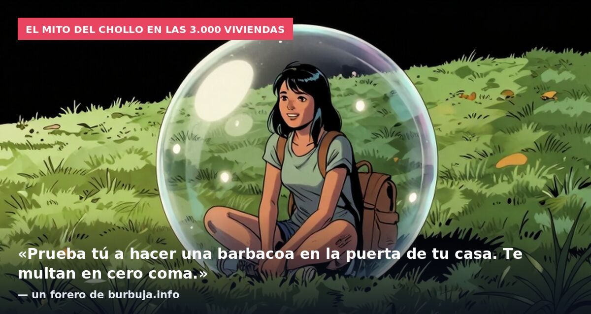 El mito del chollo en las 3.000 viviendas: «Prueba tú a hacer una barbacoa en la puerta de tu casa. Te multan en cero coma.» — un forero de burbuja.info