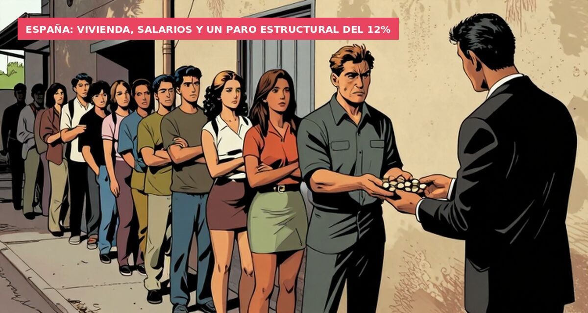 España: vivienda, salarios y un paro estructural del 12%