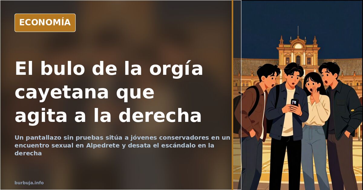 El bulo de la orgía cayetana de Alpedrete que agita a la derecha