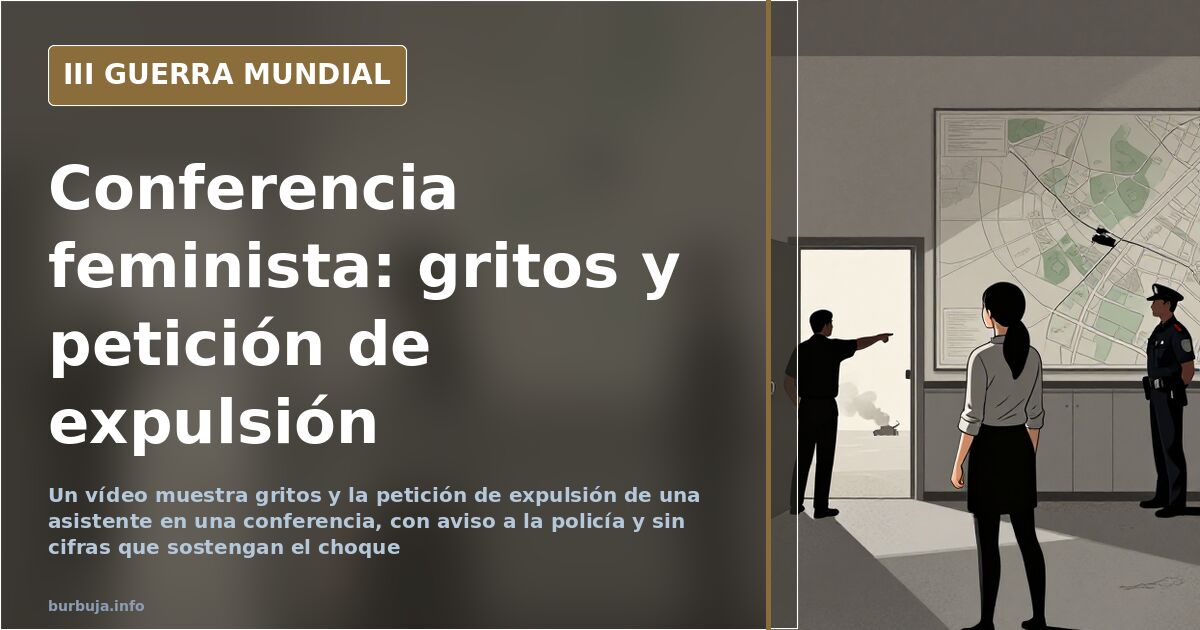 Shouts and expulsion demand at feminist conference in Spain