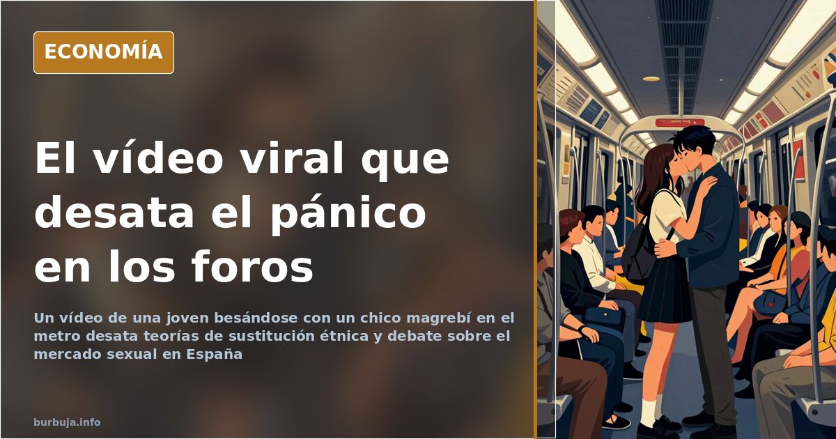 El vídeo de una joven y un chico magrebí que desata el debate en los foros