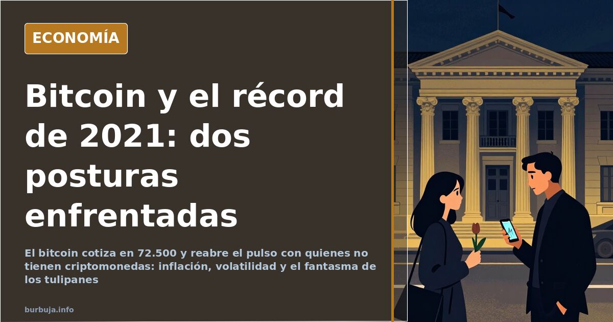 El bitcoin y su récord de 2021: alcistas contra escépticos
