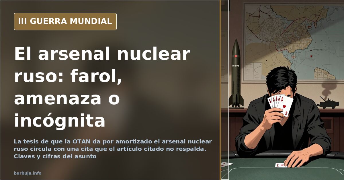 Russian Nuclear Bluff: The Quote Missing from Source