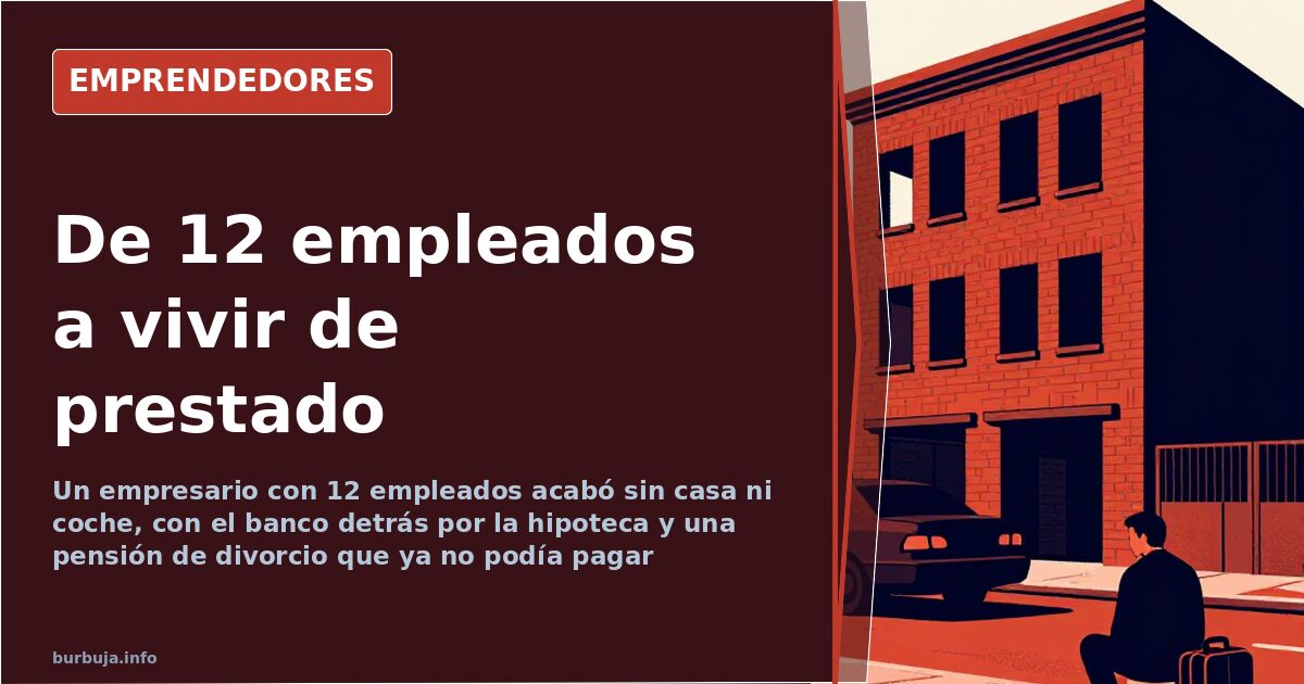 Nave de una empresa de mantenimiento cerrada, con material apilado, sillas vacías y persianas bajadas
