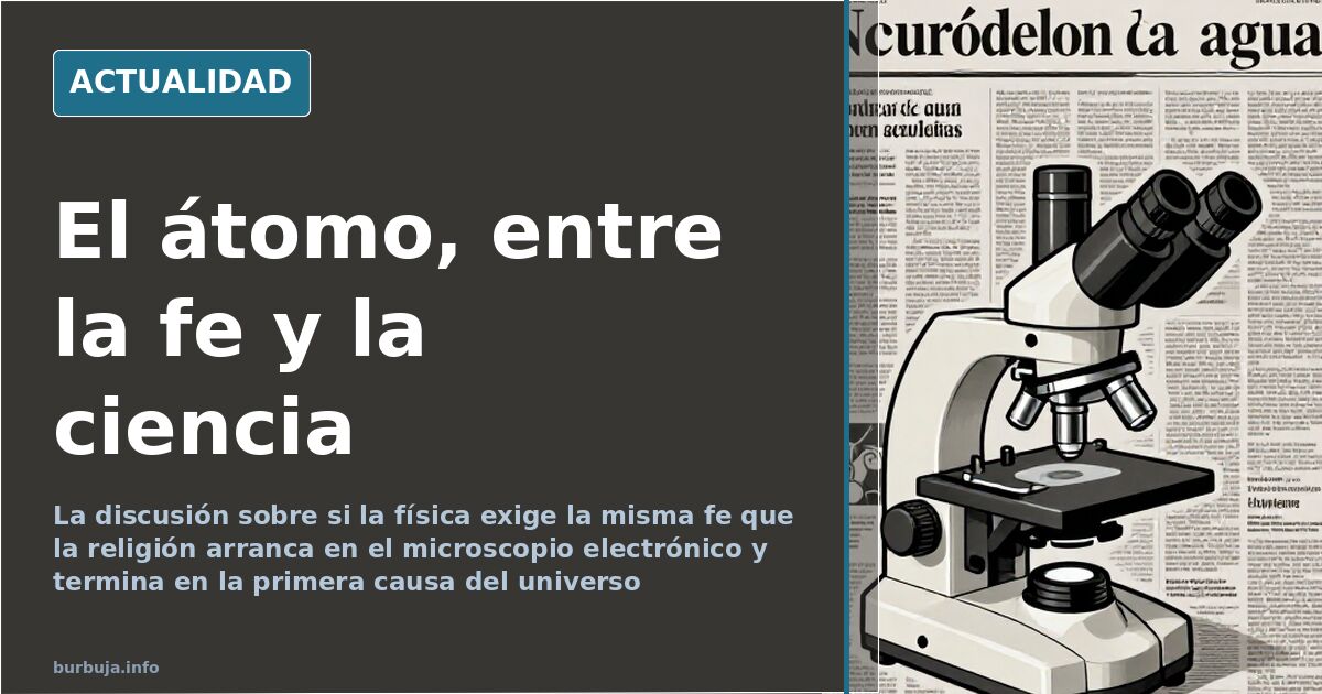 Microscopio electrónico de laboratorio y representación de la molécula de agua H2O sobre fondo neutro
