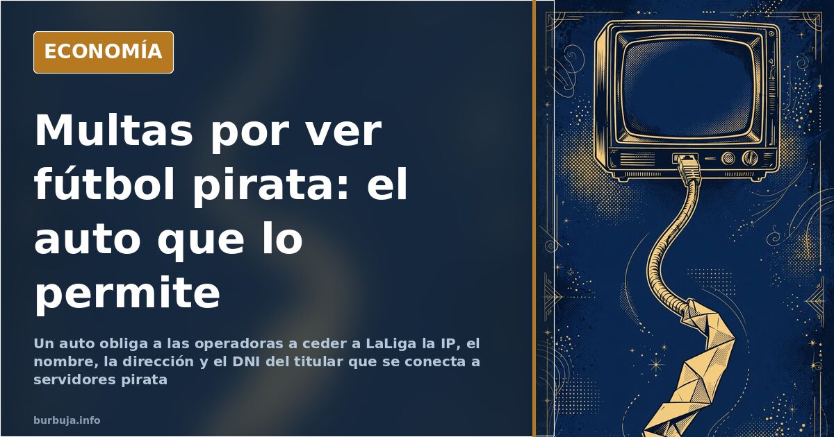 Ilustración editorial de una pantalla de televisión con un cable de red que se convierte en un expediente con datos personale