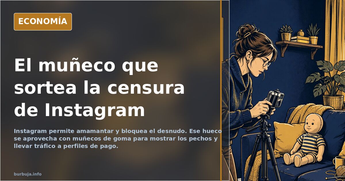 El muñeco de goma que sortea la censura de Instagram