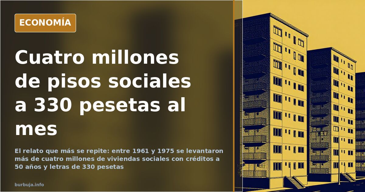 Bloque de viviendas sociales de los años sesenta con escaleras estrechas en una ciudad española