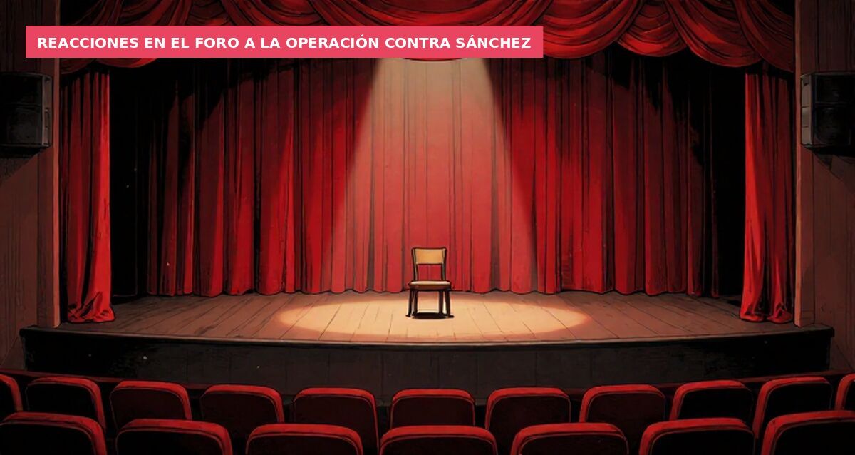 Reacciones en el foro a la operación contra Sánchez