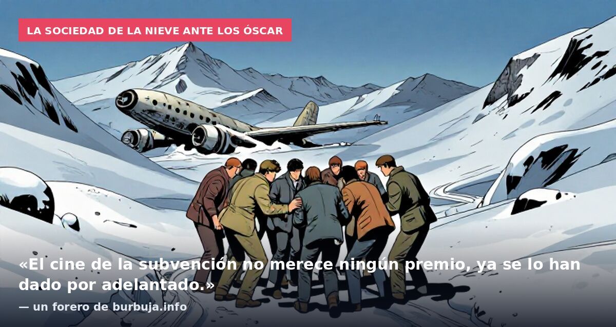 La sociedad de la nieve ante los Óscar: «El cine de la subvención no merece ningún premio, ya se lo han dado por adelantado.» — un forero de burbuja.info
