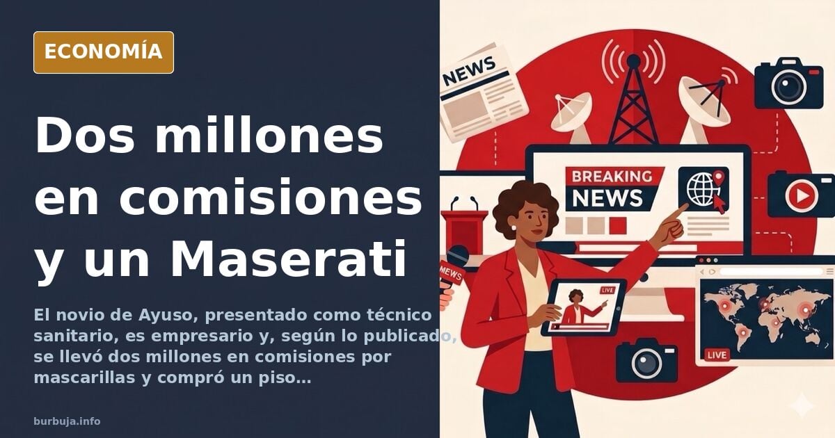 El novio de Ayuso: comisiones por mascarillas y piso de lujo