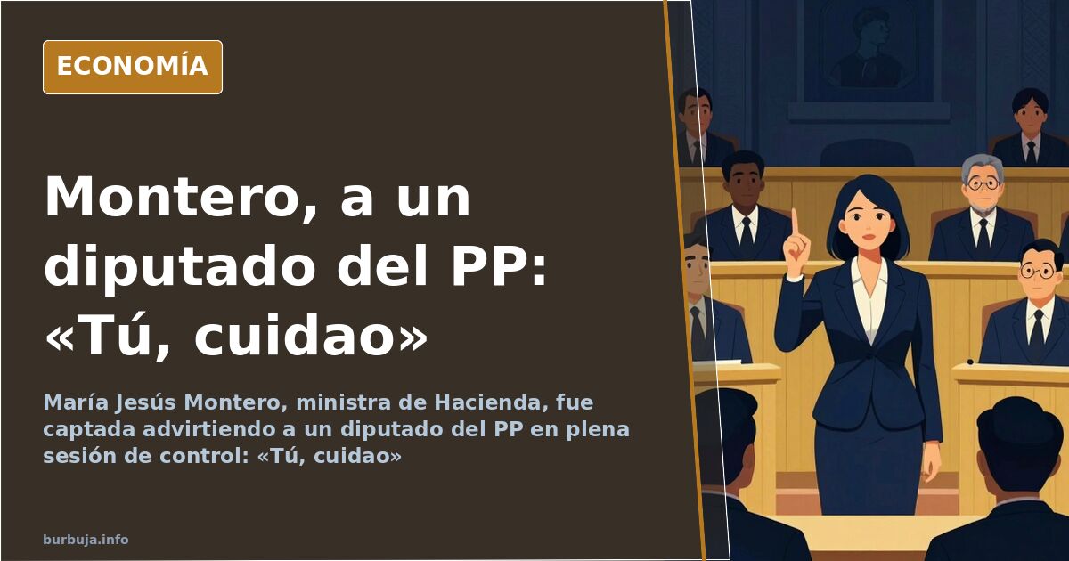 María Jesús Montero durante la sesión de control en el Congreso de los Diputados