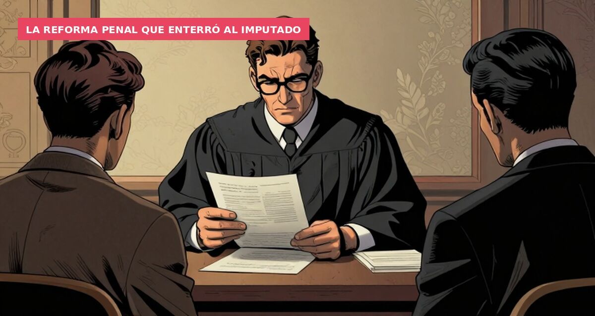 La reforma penal que enterró al imputado