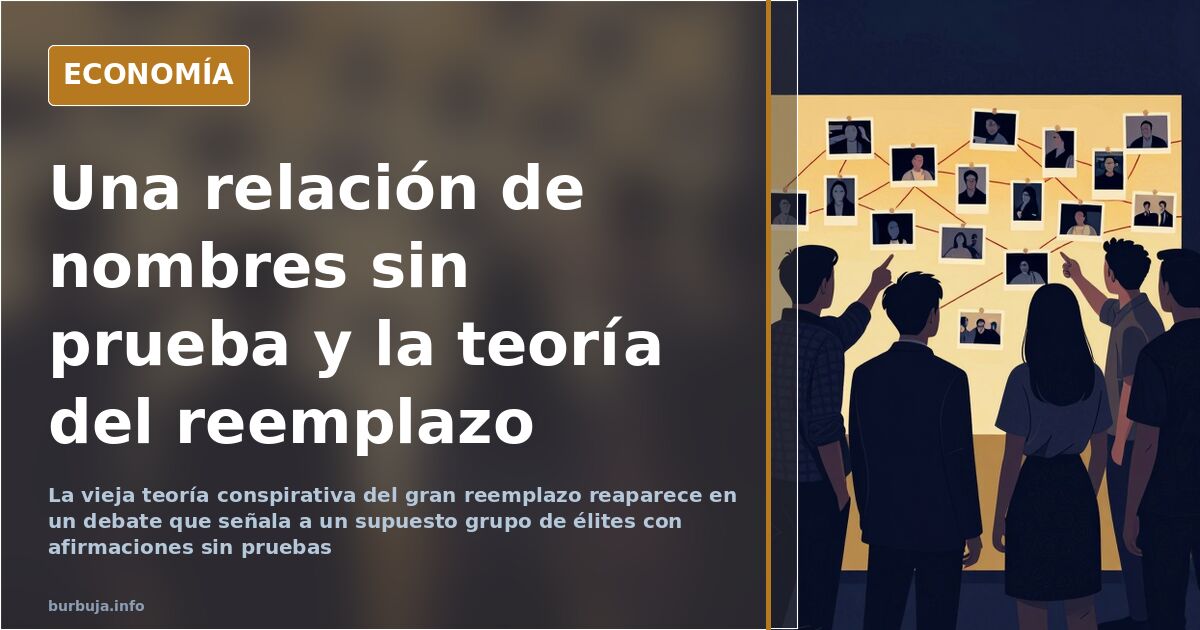 La teoría del gran reemplazo vuelve al debate sin ninguna prueba