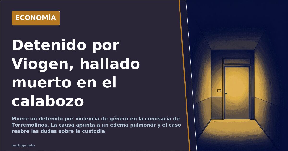 Muere en un calabozo de Torremolinos un detenido por Viogen