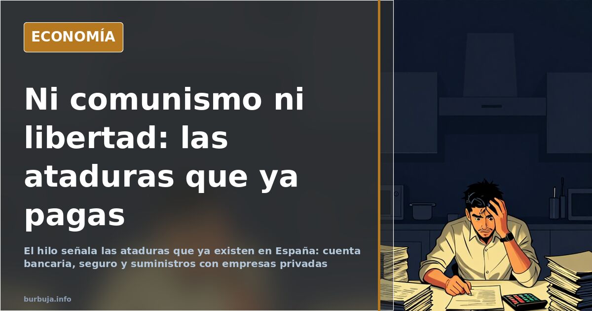 El 'comunismo' que no llega y las ataduras que ya pagas